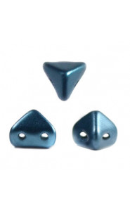 Super-Kheops par Puca® beads Metallic mat blue 23980-79031